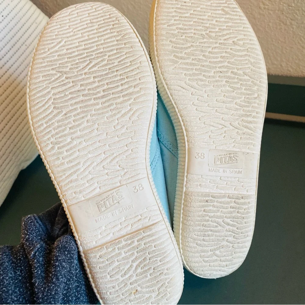 WALK IN PITAS Baby Blue Camping Espadrilles S